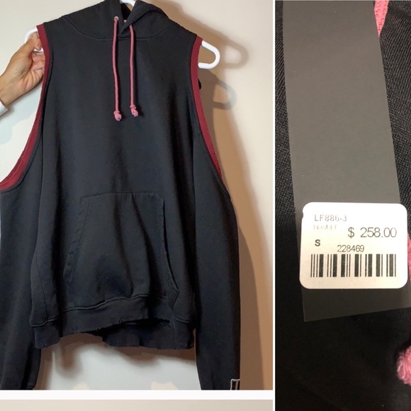 New! LF PRICE FIRM open arm sweatshirt - Picture 3 of 4